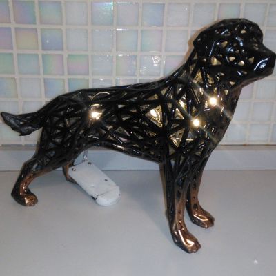 LAMPADA ROTTWEILLER 20cm lunghezza*13cm altezza