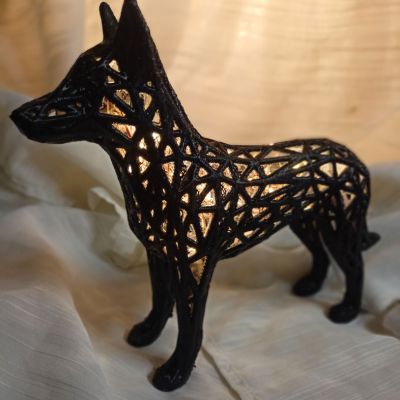 LAMPADA PASTORE MALINOIS 40cm lunghezza*25cm altezza