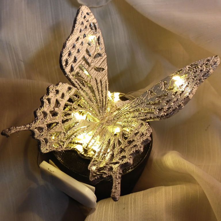 LAMPADA BUTTERFLY 14cm*14cm*7cm