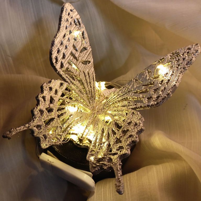 LAMPADA BUTTERFLY 14cm*14cm*7cm