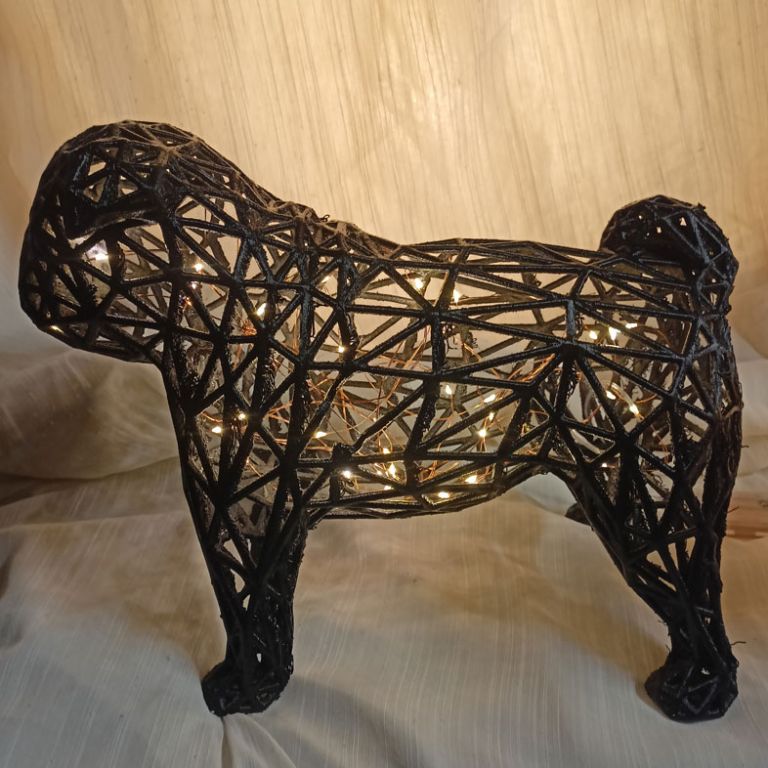 PUG LAMP 24 Cm Length
