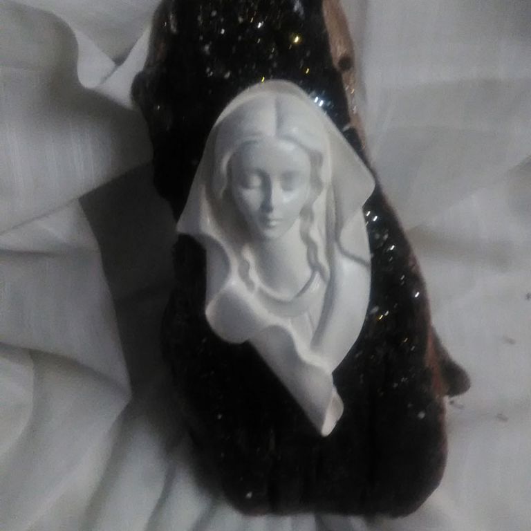 MADONNA SU LEGNO MARINO